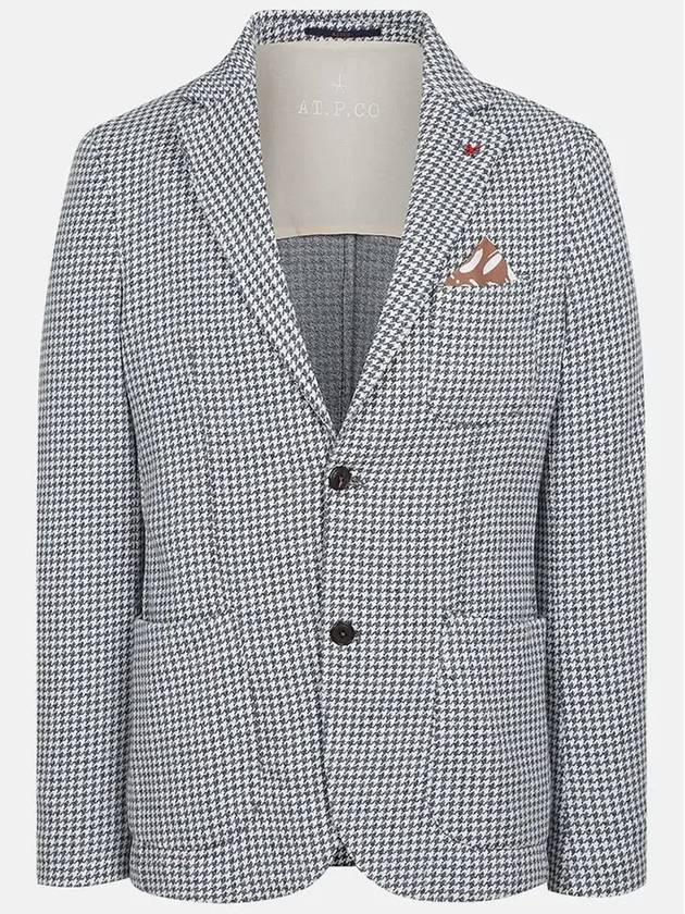 Men's Houndstooth Check Jacket MMJAL5T10 709 - AT.P.CO - BALAAN 1