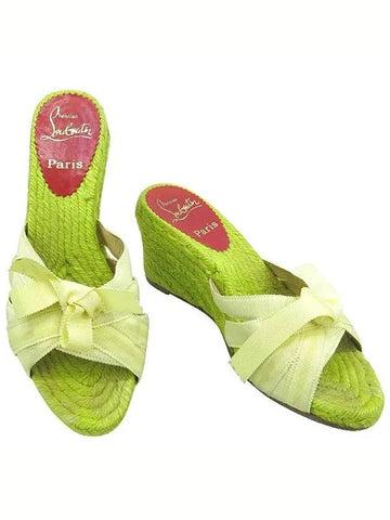 Smith Market Fabric Sandals Women s Shoes - CHRISTIAN LOUBOUTIN - BALAAN 1