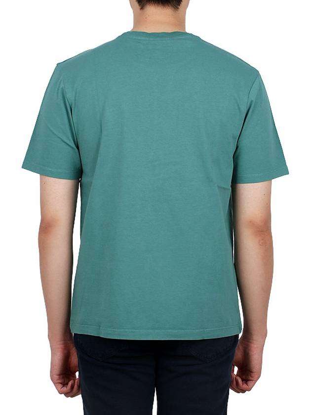 Fox Head Patch Classic Short Sleeve T-Shirt Green - MAISON KITSUNE - BALAAN 5