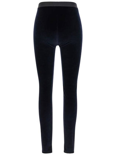 Blue Leggins With Logo On The Waist In Tech Fabric Woman - TOM FORD - BALAAN 2