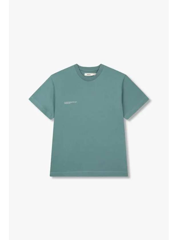 Unisex 365 Midweight T Shirt Blue Green - PANGAIA - BALAAN 1