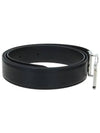 M Buckle Reversible Leather Belt Black - MONTBLANC - BALAAN 4