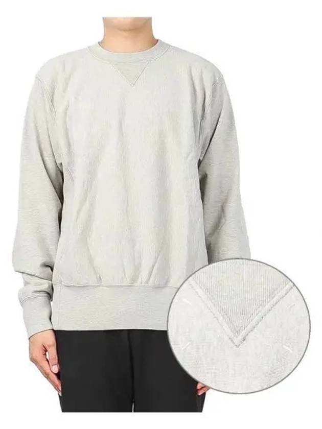 Stitched Cotton Sweatshirt Grey - MAISON MARGIELA - BALAAN 2