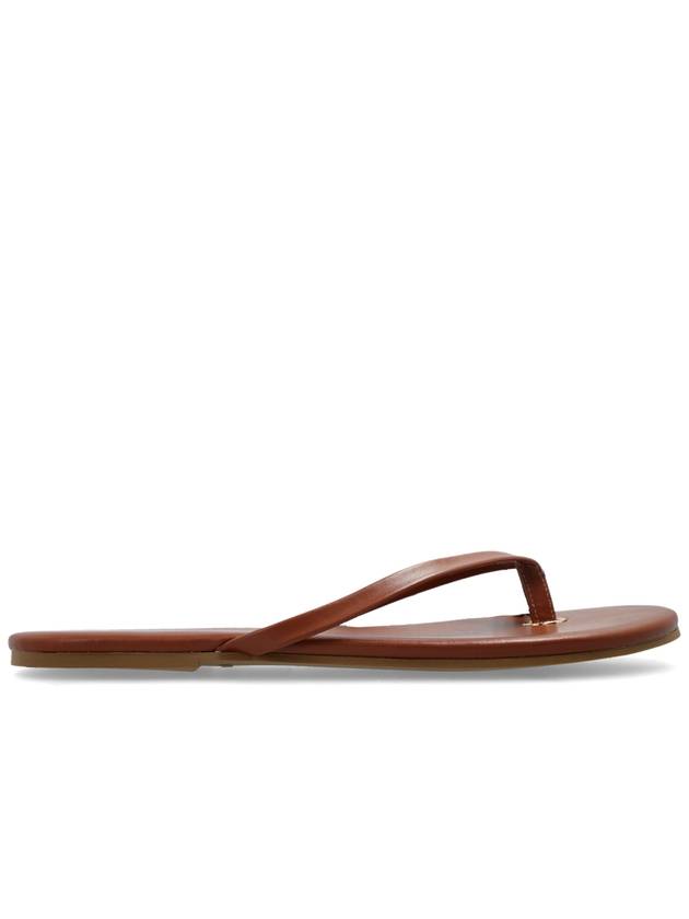 Melissa Odabash Leather Slides, Women's, Brown - MELISSA ODABASH - BALAAN 1