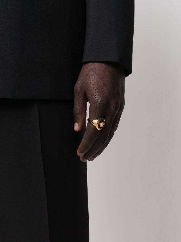 Men's Medusa Logo Ring Gold - VERSACE - BALAAN 3