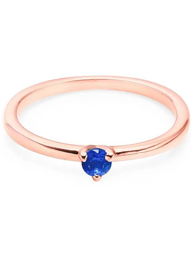 Rose Stella Solitaire Ring Blue - PANDORA - BALAAN 4