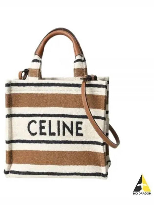 Small Cabas Thais Striped Textile With Celine Jacquard Tote Bag - CELINE - BALAAN 2