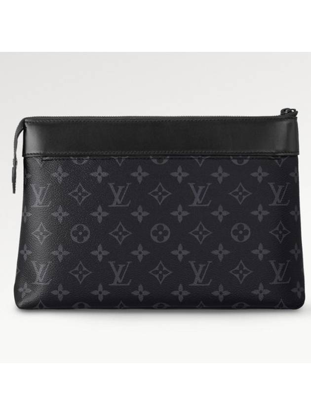 Louis Vuitton Pochette Voyage Souffle Monogram Clutch Bag Black - LOUIS VUITTON - BALAAN 7