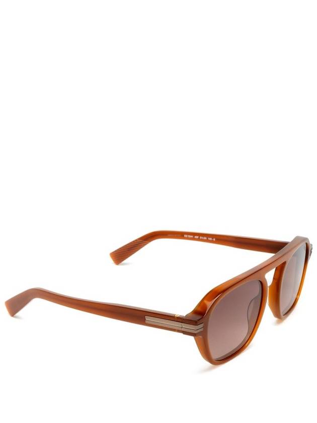 Zegna EZ0241 Shiny Light Brown - ERMENEGILDO ZEGNA - BALAAN 2