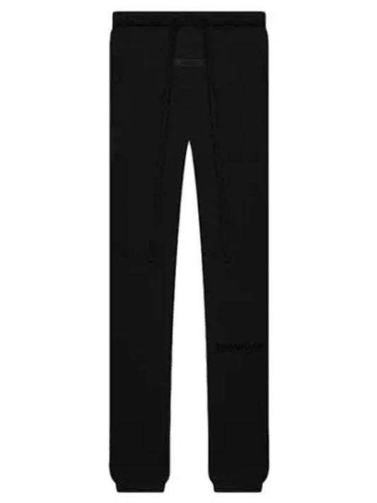 Essential Stretch Brushed Track Pants Black - FEAR OF GOD - BALAAN.