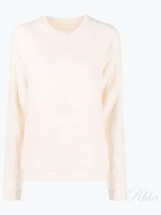 Back Stitch Crew Neck Knit Top Cream - MAISON MARGIELA - BALAAN 2