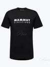 Trovat Logo Short Sleeve T-shirt Black - MAMMUT - BALAAN 2