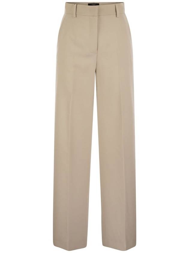 ANGOLA - Stretch wool wide trousers - WEEKEND MAX MARA - BALAAN 1