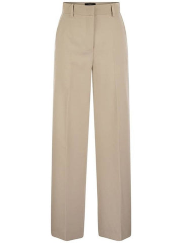 ANGOLA - Stretch wool wide trousers - WEEKEND MAX MARA - BALAAN 1