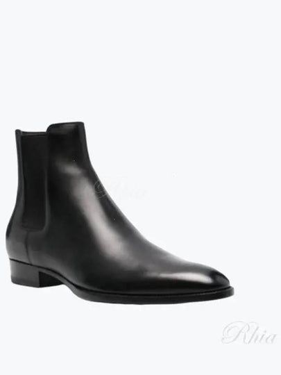 Classic Wyatt Chelsea Boots Black - SAINT LAURENT - BALAAN 2