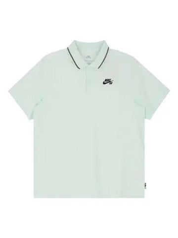 Skateboarding SB Dry Fit ADV Polo Short Sleeve T Shirt Beary Green - NIKE - BALAAN 1