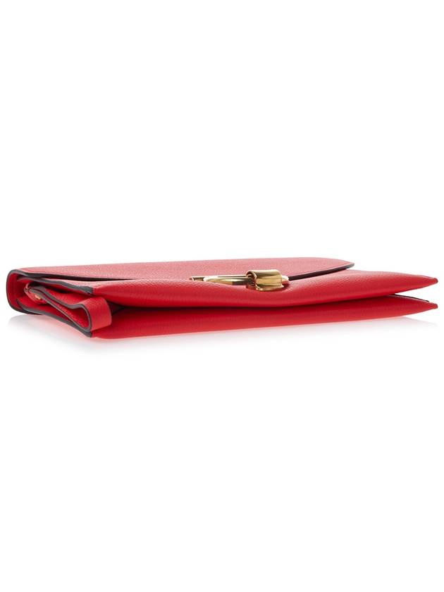 Gancini buckle clutch 21 H770 CANDY APPL 0749771 - SALVATORE FERRAGAMO - BALAAN 5