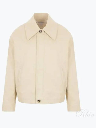 Blouson Cotton Zip Up Jacket Ecru - BOTTEGA VENETA - BALAAN 2