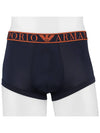 Logo Essential Microfiber Briefs Red Navy - EMPORIO ARMANI - BALAAN 3