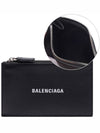 Logo Print Cash Card Wallet Black - BALENCIAGA - BALAAN 3