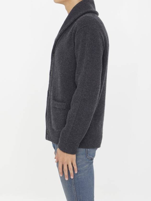 Wool And Cashmere Cardigan - ROBERTO COLLINA - BALAAN 3