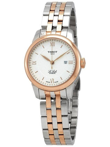 Tissot Le Locle Automatic Silver Dial Two-tone Ladies Watch T006.207.22.038.00 - TISSOT - BALAAN 1