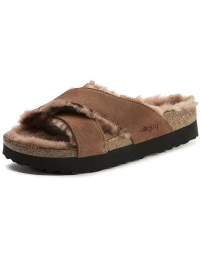 Daytona Shearling Slippers Terracotta - BIRKENSTOCK - BALAAN 2