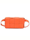 Brick Cassette Intrecciato Small Cross Bag Orange - BOTTEGA VENETA - BALAAN 2