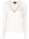 Shanya Cotton Cardigan White - A.P.C. - BALAAN 1