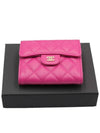 Classic small flap gold wallet grained shiny red AP0231 B10583 NY567 - CHANEL - BALAAN 4