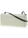 Logo Patent Leather Shoulder Bag White - JIL SANDER - BALAAN 3