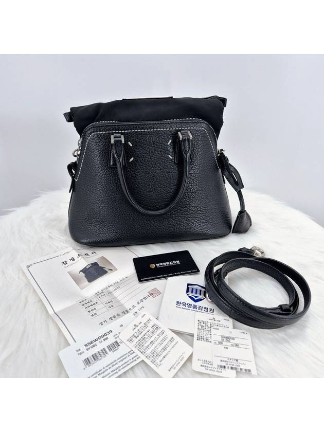 5ac small tote bag cross black - MAISON MARGIELA - BALAAN 4