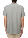 RWB Stripe Cotton Short Sleeve T-shirt Grey - THOM BROWNE - BALAAN 6