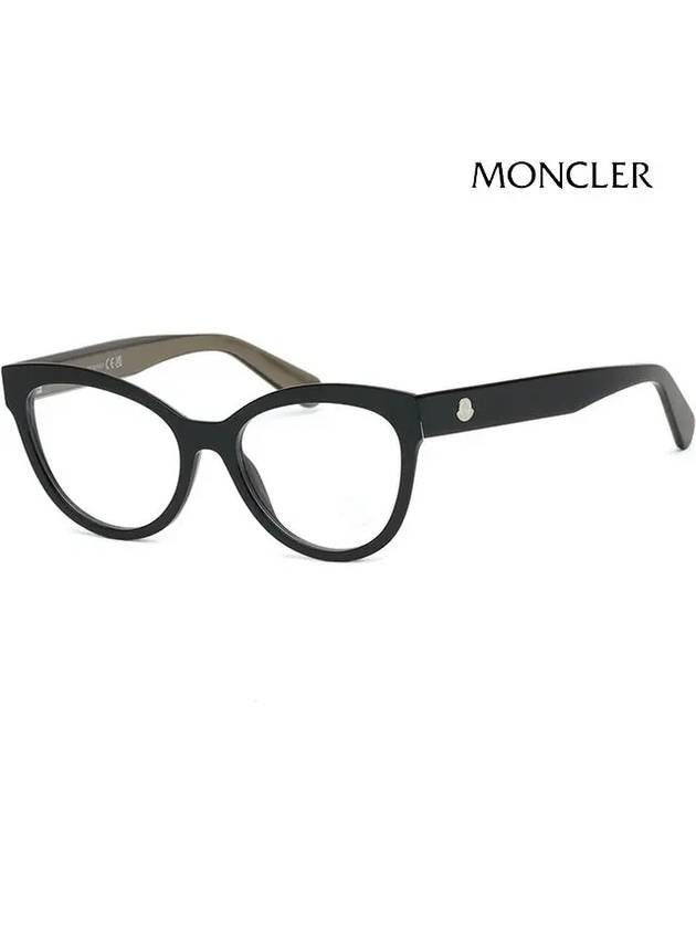 Glasses frame ML5142 005 cat eye women's horn frame - MONCLER - BALAAN 1