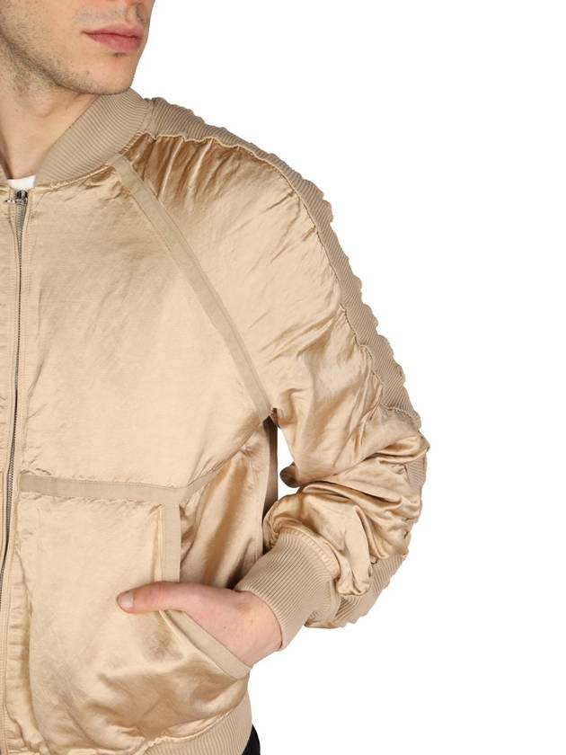 satin bomber jacket gold - DIESEL - BALAAN 5