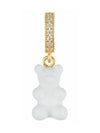 Nostalgia Bear Pave Connector Pendant Powder - CRYSTAL HAZE - BALAAN 3