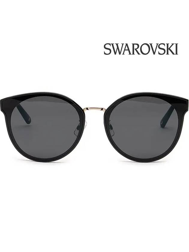 Sunglasses SK296K 01A Asian fit black - SWAROVSKI - BALAAN 3