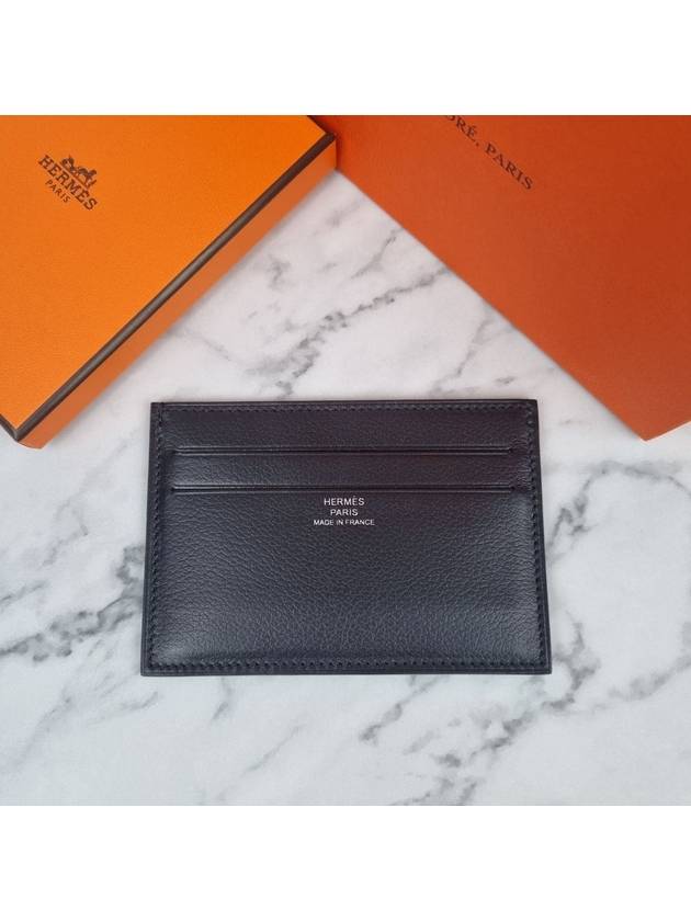 Citizen Twill Silk Men s Card Wallet Holder Black Ever - HERMES - BALAAN 1