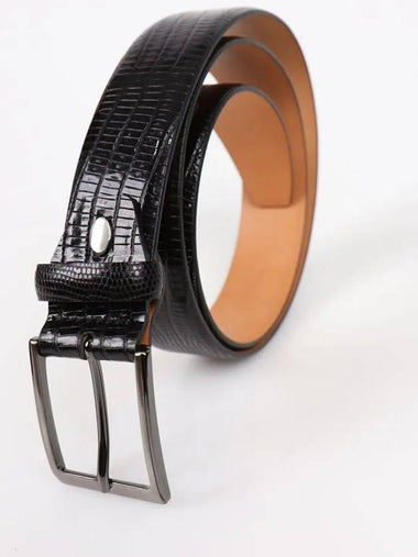 IKALOOK ITALY Square Leather Suit Belt BE105 - IKALOOOK - BALAAN 1