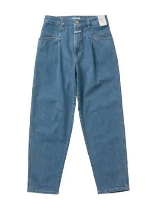 Pearl Denim Pants Mid Blue Jeans - CLOSED - BALAAN 1