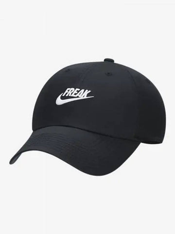 Giannis Antetokounmpo Dry Fit Club Unstructured Freak Cap Black White FB5606 010 743333 - NIKE - BALAAN 1