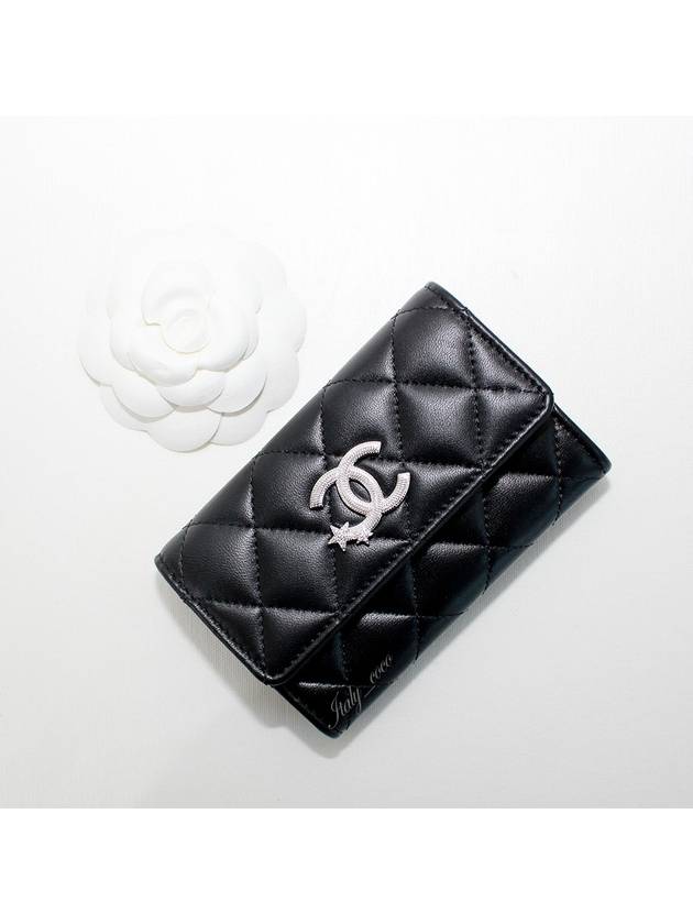 Shooting Star Card Wallet Black - CHANEL - BALAAN 5