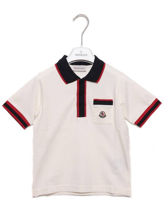 Color Block Polo Short Sleeve T Shirt 8A00003 8496W 034 24S - MONCLER - BALAAN 2