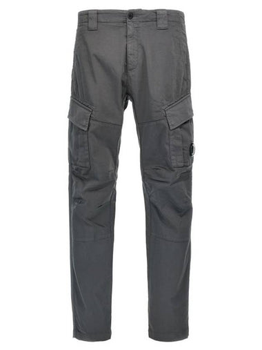 Stretch Sateen Cargo Lens Straight Pants Grey - CP COMPANY - BALAAN 1