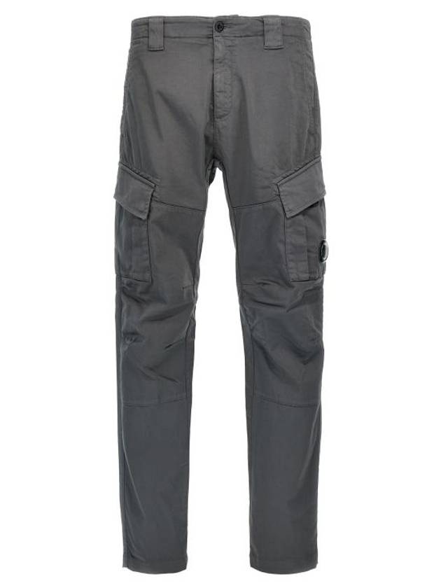 Logo Cargo Straight Pants Grey - CP COMPANY - BALAAN 1