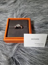 Small Chaine D'Ancre Enchainee Ring Silver - HERMES - BALAAN 7