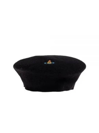 ORB Logo Beret Black - VIVIENNE WESTWOOD - BALAAN 2