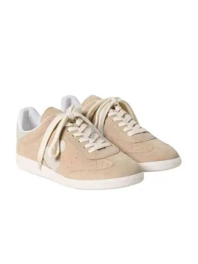 Bryce Suede Low Top Sneakers Beige - ISABEL MARANT - BALAAN 2