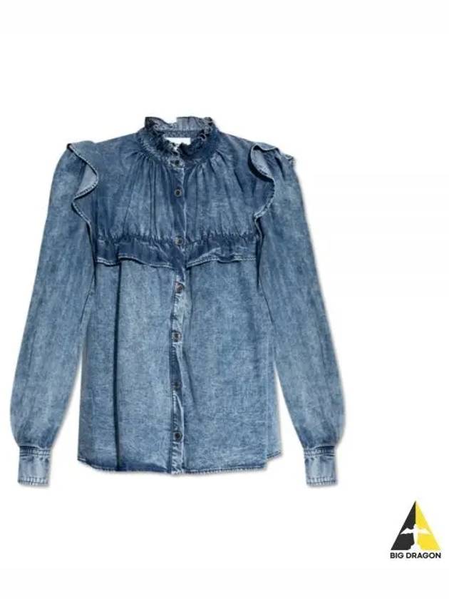 Idety Blouse Blue - ISABEL MARANT - BALAAN 2