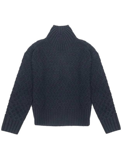 Valdese Raised Motif Turtleneck Black - MAX MARA - BALAAN 2